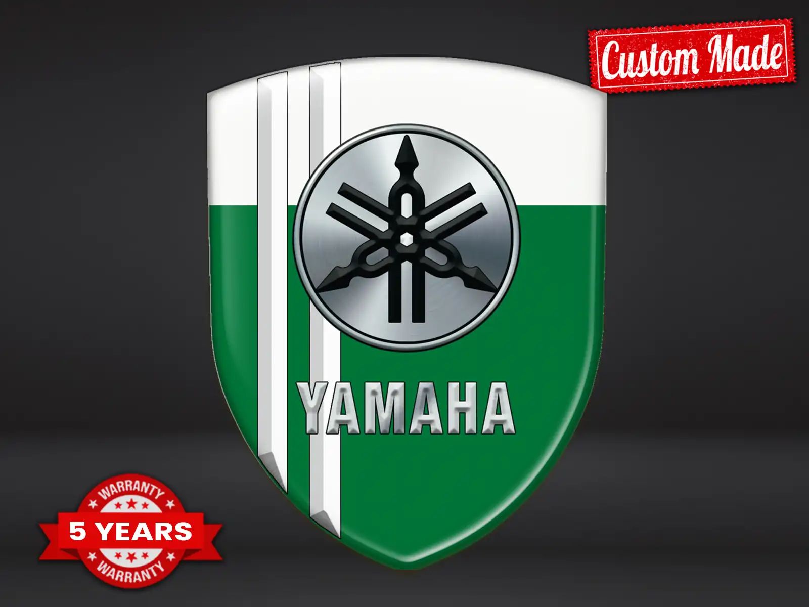 Yamaha Emblème Résine Design Premium Badges Drift Sport Auto